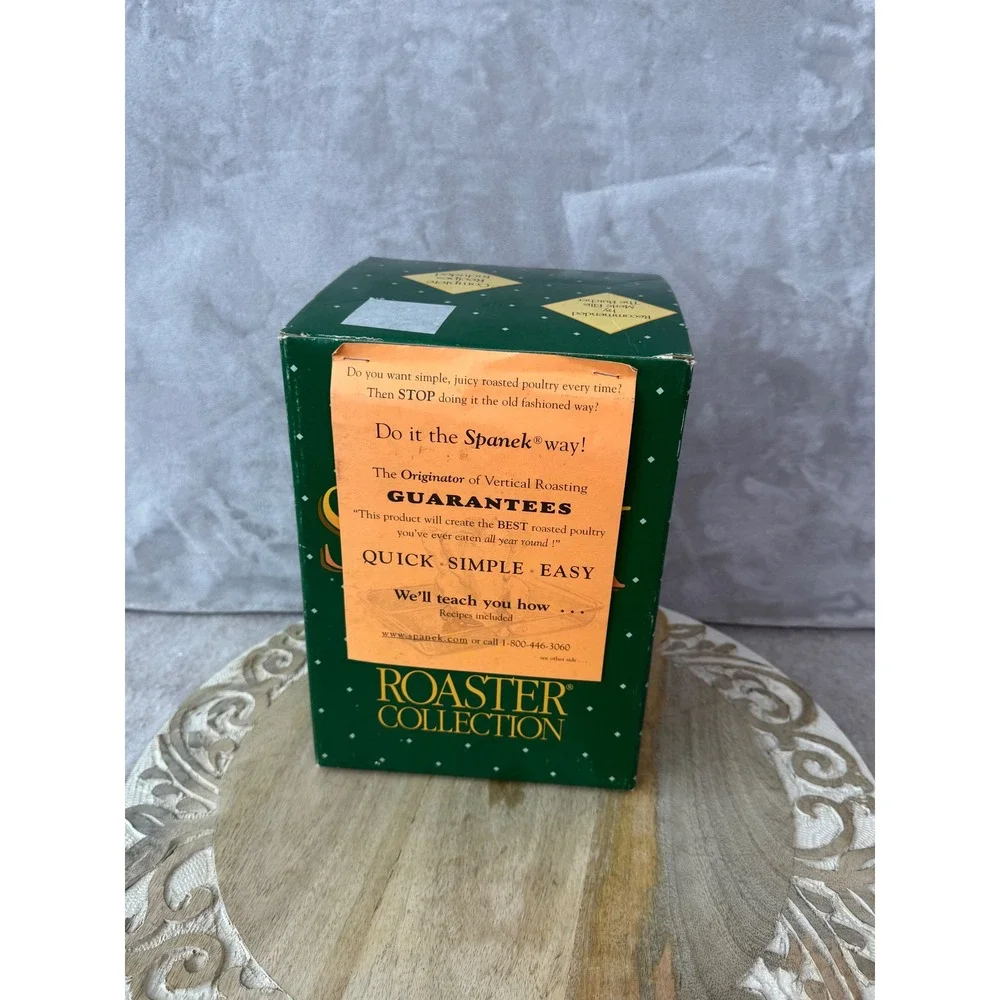 Spanek Vertical Roaster Collection Poultry Turkey Chicken‎ Game Hen Set with Box